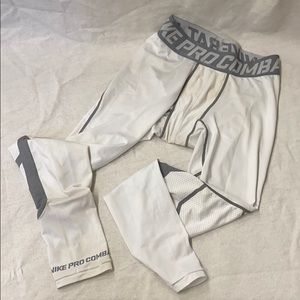 Nike Pro Combat compression pants.